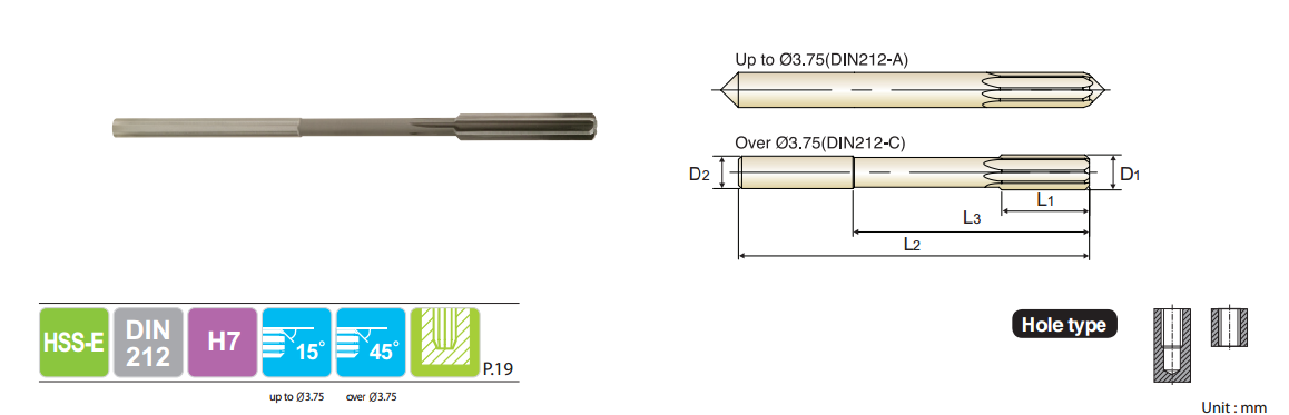 Mũi dao máy thẳng K2101